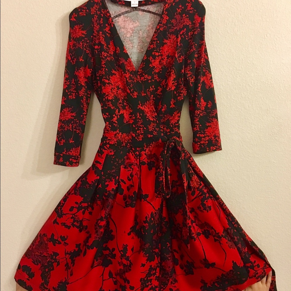 DVF Jewel Wrap Dress